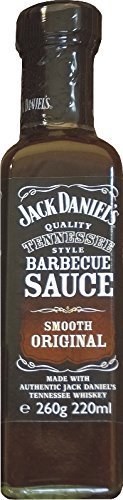 Mini Grillbuch im Geschenk Karton mit Jack Daniel`s BBQ Sauce als Geschenk Set