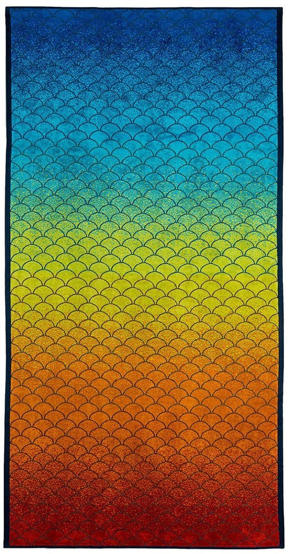Strandtuch Rainbow Multi 90x180cm, 380g/qm, 100% Baumwolle, für Strand, See und Schwimmbad